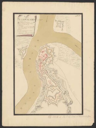 Plan von Peterwardein