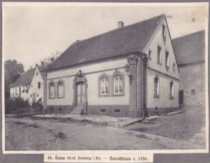 Wohnhaus. Barockhaus 1750