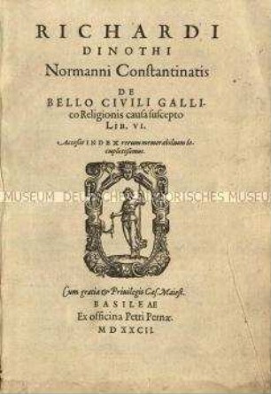 De Bello Civili Gallico Religionis causa suspecto
