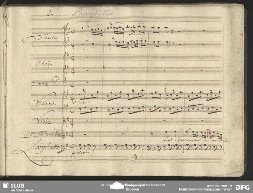 Cavatina: "La Speranza al cor mi dice" in G-Dur