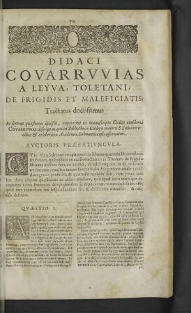 De frigidis et maleficiatis.