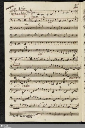 383. Aria: Non vo già che si suonino / Salieri, A.