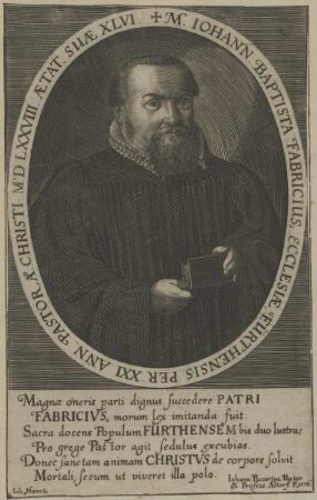 Bildnis des Johann Baptist Fabricius