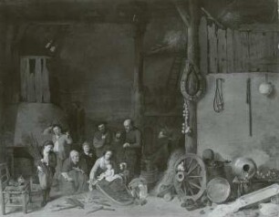Der Neugeborene im Stalle
