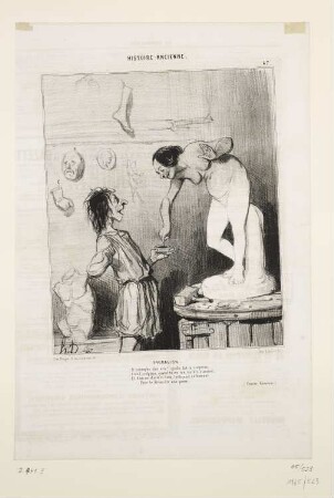 Pygmalion, Blatt 47 der Folge "Histoire ancienne“, Paris 1842