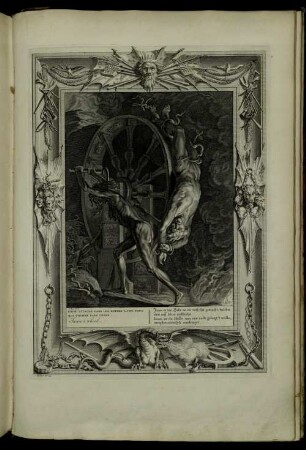 Ixion Attaché Dans Les Enfers À Une Roue Qui Tourne Sans Cesse