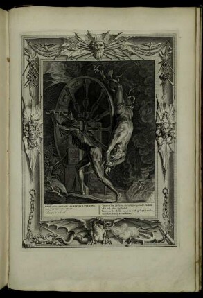 Ixion Attaché Dans Les Enfers À Une Roue Qui Tourne Sans Cesse