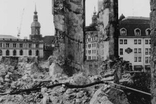Ruine der Frauenkirche. Nordwesttreppenturm