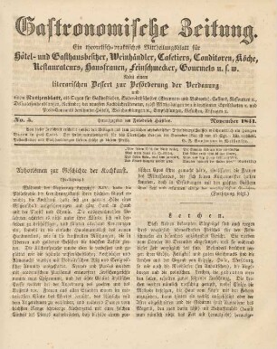 Nr. 5 (November 1841)