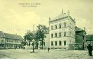 Oschersleben an der Bode, Markt mit Rathaus