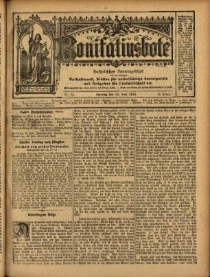 Ausgabe vom Sonntag, den 14. Juni 1914.