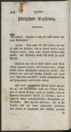 Fünfzehnte Erzählung
