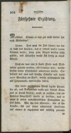 Fünfzehnte Erzählung