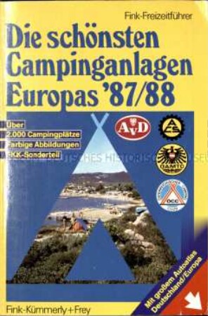 Campinganlagen Europas 1987/88
