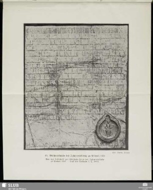 30. Weiheurkunde der Johanniskirche zu Plauen 1122