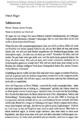 Schlussworte