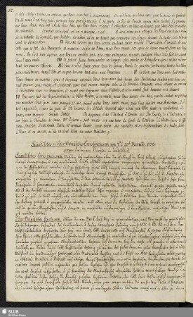 Fränkisches u. ChurRheinisches CreisConclusum vom 7ten u. 20ten Decembr. 1756. wegen der itzigen Unruhen in Teutschland.