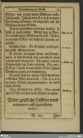 Wider geistliche Hoffart unnd vertrawen auff eigene frömmigkeit