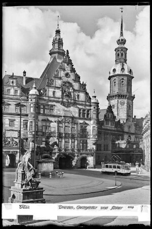 Dresden, Residenzschloss mit Georgentor