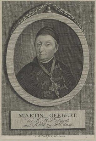 Bildnis des Martin Gerbert