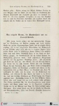 Das religiöse Drama, die Maskenspiele und der Fasnachtschwank