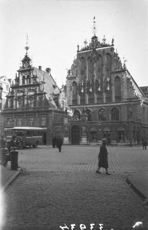 Gebäudeansicht : Das Schwarzhäupterhaus in Riga
