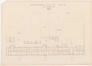 Auswärtiges Amt, Berlin-Mitte Umbau: Grundriss Erdgeschoss 1:200