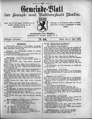 1909,24: No. 24, 13. Juni 1909