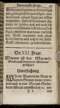 Die XXI. Frage. - Die XXV. Frage.