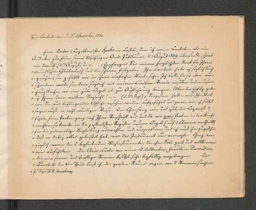[Laudatio von Louis Spohr ]