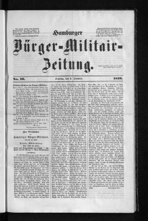 Officier-Wahlen im Bürger-Militair.