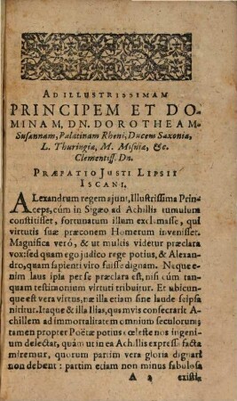 Iusti Lipsi[i] Orationes Octo Ienae Potissimum Habitae E Tenebris Erutae : Et In gratiam studiosae iuventutis forás productae