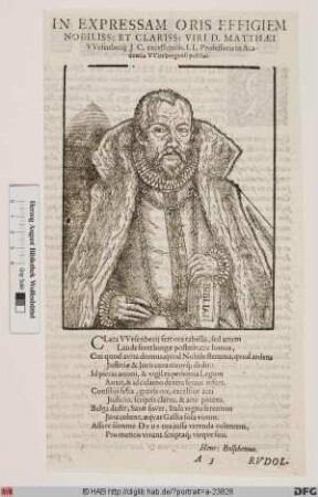 Bildnis Matthäus Wesenbeck d. Ä.
