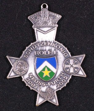Orden Schützenkönig Neuss-Furth 2001/02 Rolf Robertz