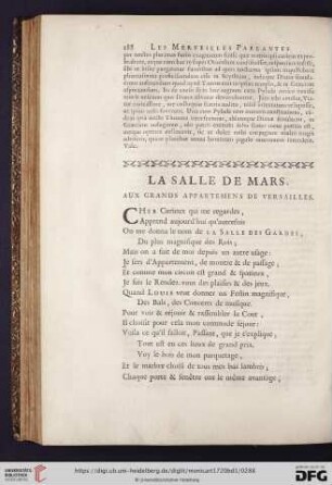 La salle de Mars