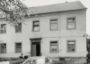 Medingen, Dorfschule (Wohnhaus) : Medingen (Kreis Kamenz), Dorfschule (Wohnhaus), Hauptstraße 8, 1848, Straßenansicht