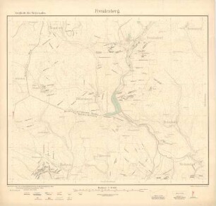 Mappe der Gangkarten des Siegerlandes. Lieferung II. enthält die Blätter: Freudenberg, Niederfischbach, Betzdorf, Herdorf, Neunkirchen, Gilsbach