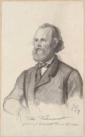 Bildnis Widnmann, Max von (1812-1895), Bildhauer