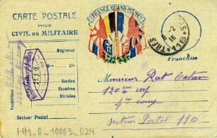 Französische Militärkorrespondenz 06. Februar 1916