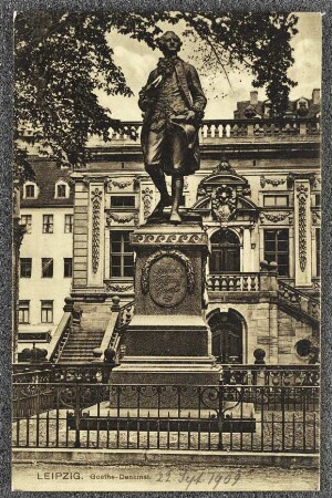 Leipzig. Goethe-Denkmal.