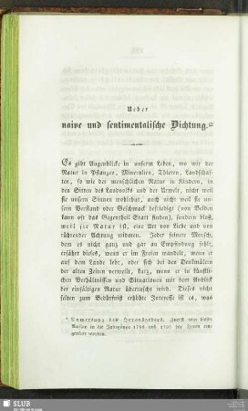 Ueber naive und sentimentalische Dichtung
