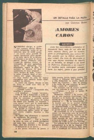 Amores caros : Un detalle para la pista