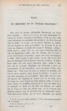 577-589 Die Philosophie des Dr. Wilhelms Rosenkrantz