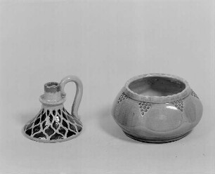 Vase : Kerzenständer und Vase (1. H. 20. Jh.; wohl K. Feuerriegel)