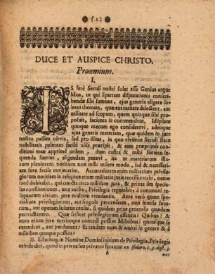 Dissertatio Juridica De Juribus Militum Singularibus