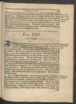 XXV. De Coniugio.