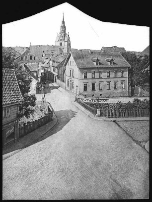 Osterode/Harz. Johannistor mit Blick a.d. Marktkirche