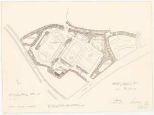 Sportanlage, Berlin-Britz: Lageplan 1:1000