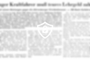 Junger Kraftfahrer muß teures Lehrgeld zahlen