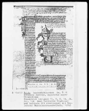 Johannes Andreae, Apparatus super Clementinas — ---, Folio 12versoBuchseite